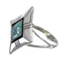 Turquoise And Sterling Silver Jewelry Ring Size 5-1/2 RX86086